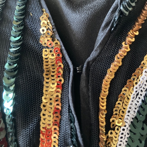 GUESS MARCIANO JEN TUNIC DRESS MEDIUM GREEN MULTI - Picture 13 of 15